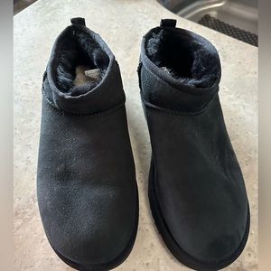 UGG Booties Boots Black Womens 9 M 9M